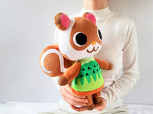 Load image into Gallery viewer, Handmade custom Sylvana the squirrel plush home decor
