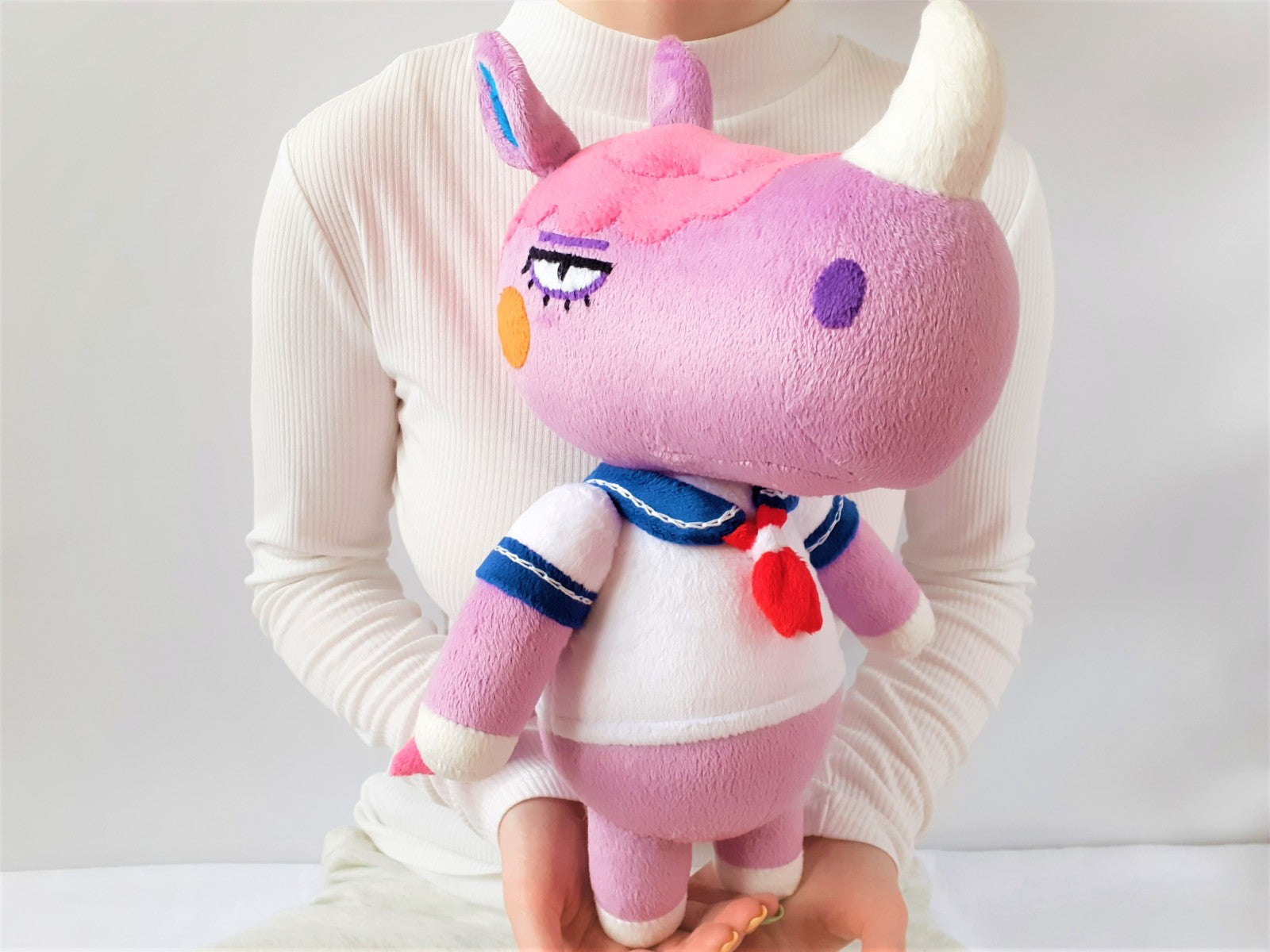 Custom Renee the rhino plush home decor – AnnushkaToys Custom plush