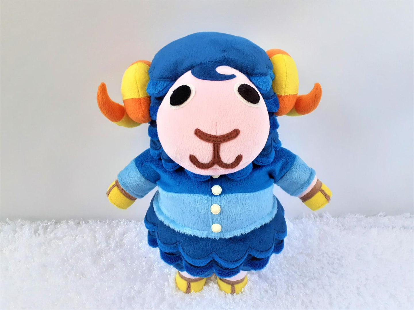 Handmade custom Eunice the sheep plush