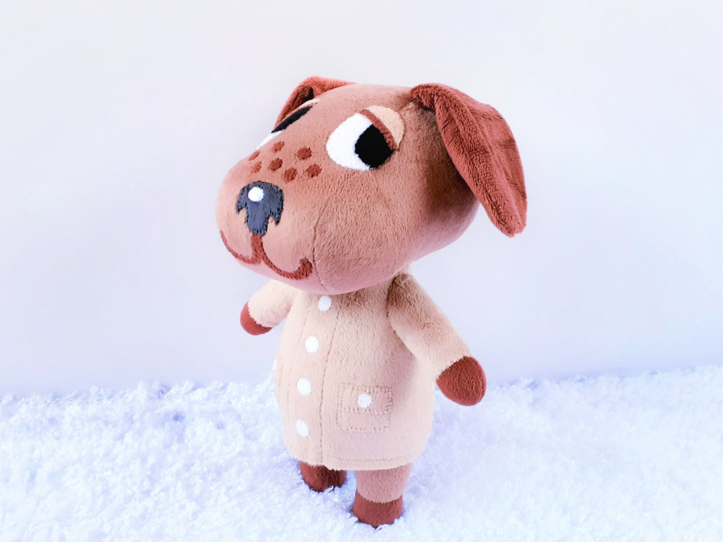 Handmade custom Bea the dog plush