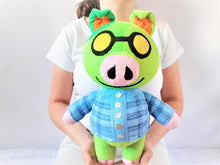 Load image into Gallery viewer, Handmade custom Cobb the pig plush
