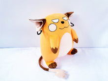 Load image into Gallery viewer, Handmade custom Fat Raichu plush from drawing
