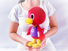 Load image into Gallery viewer, Handmade custom Bill the duck plush
