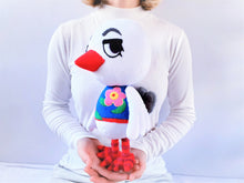 Load image into Gallery viewer, Handmade custom Piper the bird plush
