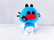 Load image into Gallery viewer, Funny blue cat plush
