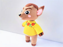 Load image into Gallery viewer, Handmade custom Deirdre the deer plush
