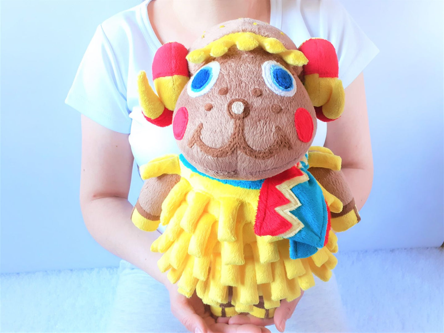 Handmade custom Frita the sheep plush