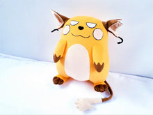 Load image into Gallery viewer, Handmade custom Fat Raichu plush from drawing
