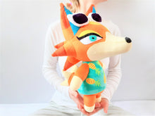 Load image into Gallery viewer, Custom Audie the wolf plush
