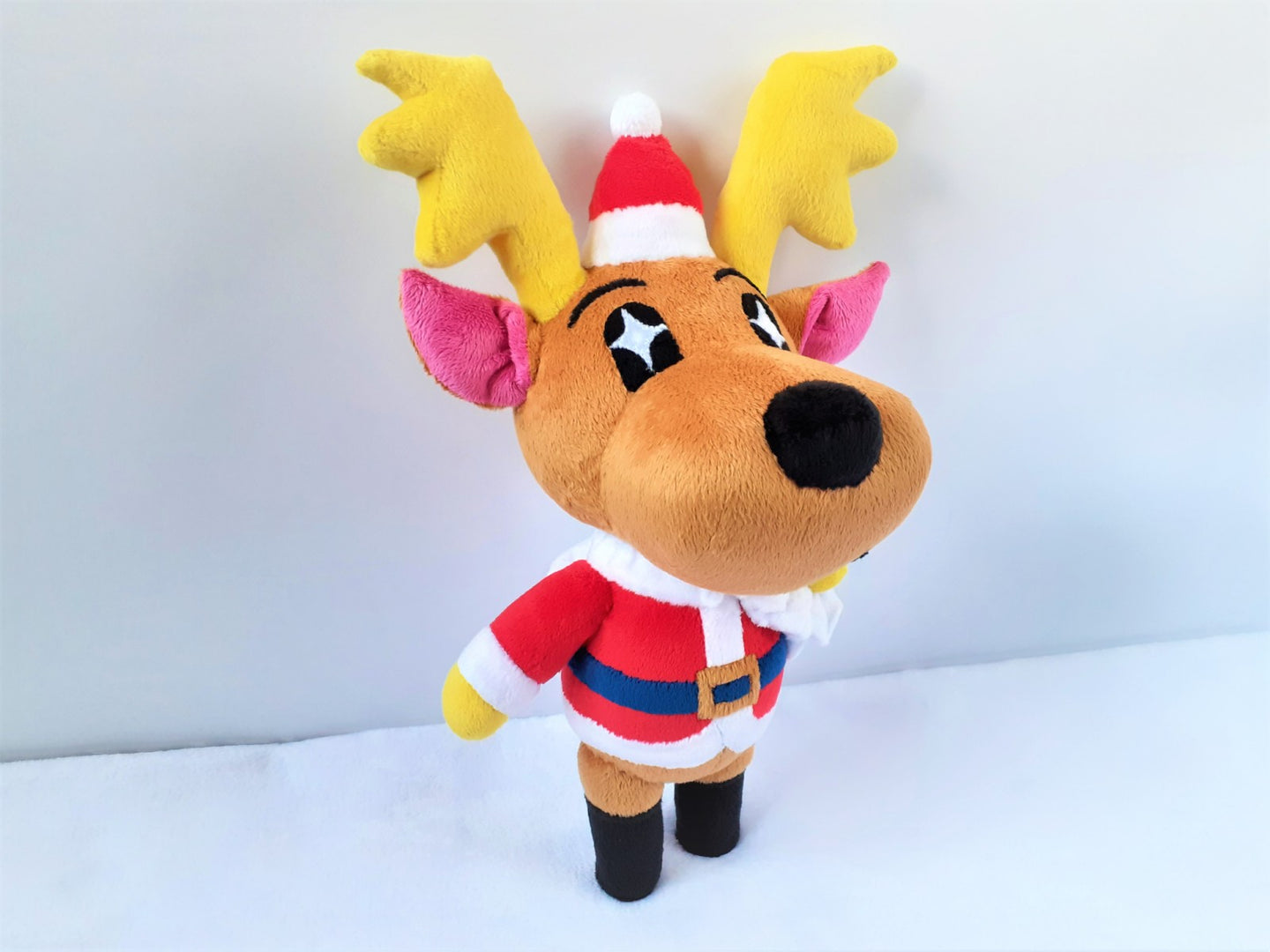 Handmade custom Jingle the deer Christmas plush home decor