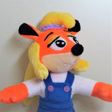 Load image into Gallery viewer, Handmade custom Coco Bandicoot the fox plush
