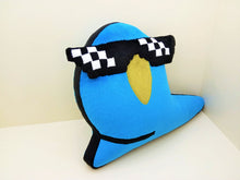 Load image into Gallery viewer, Handmade custom Party Parrot plush
