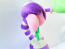 Load image into Gallery viewer, Handmade custom Red&amp;Purple plushies
