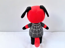 Load image into Gallery viewer, Handmade custom Cherry the dog plush
