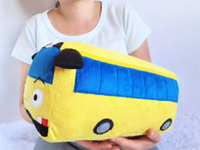 Load image into Gallery viewer, Handmade custom Tayo plush the little bus home decor
