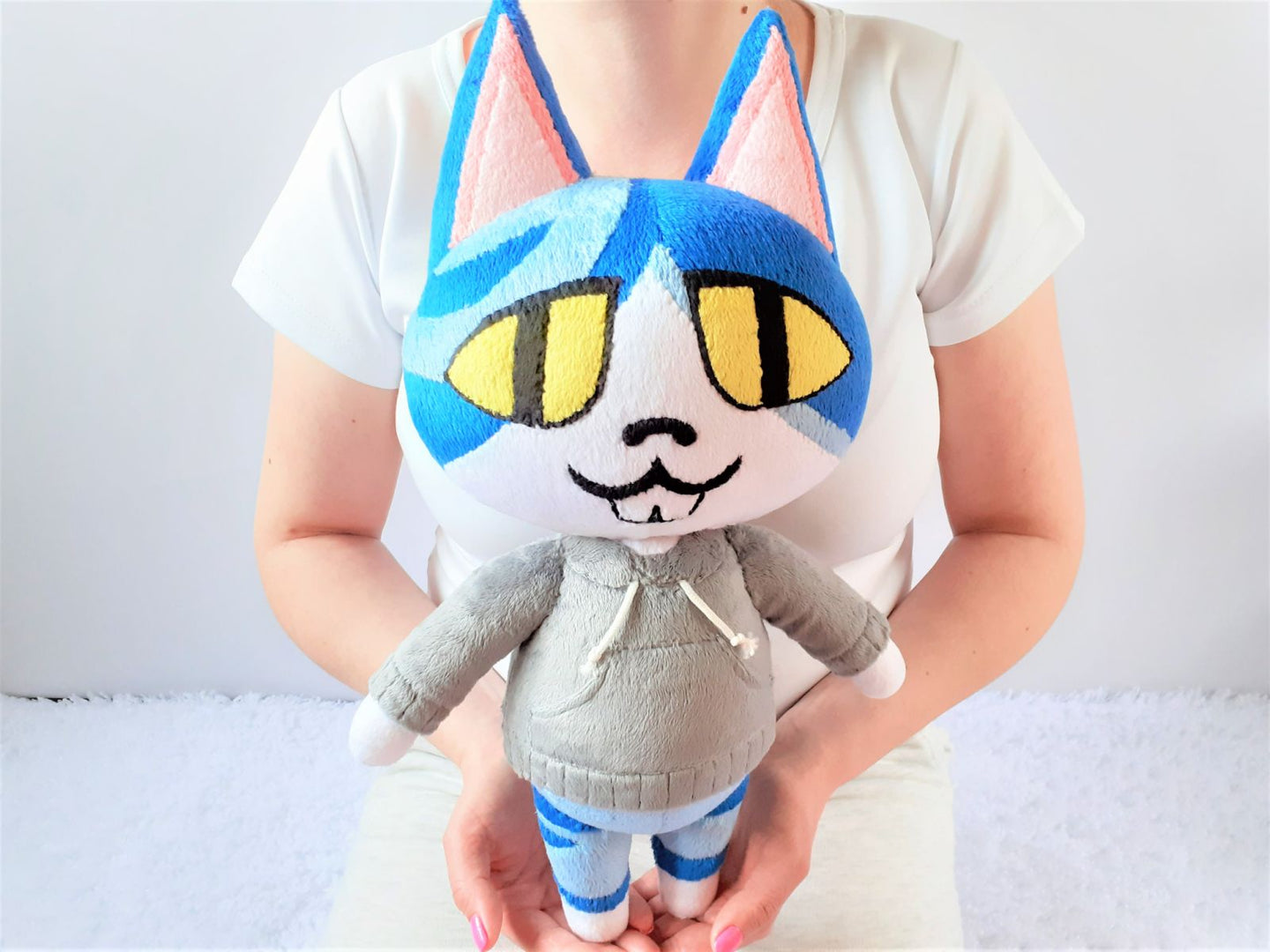 Custom Moe the cat plush