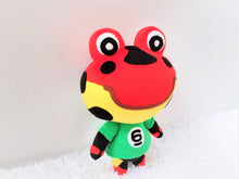 Load image into Gallery viewer, Handmade custom Drift the frog plush
