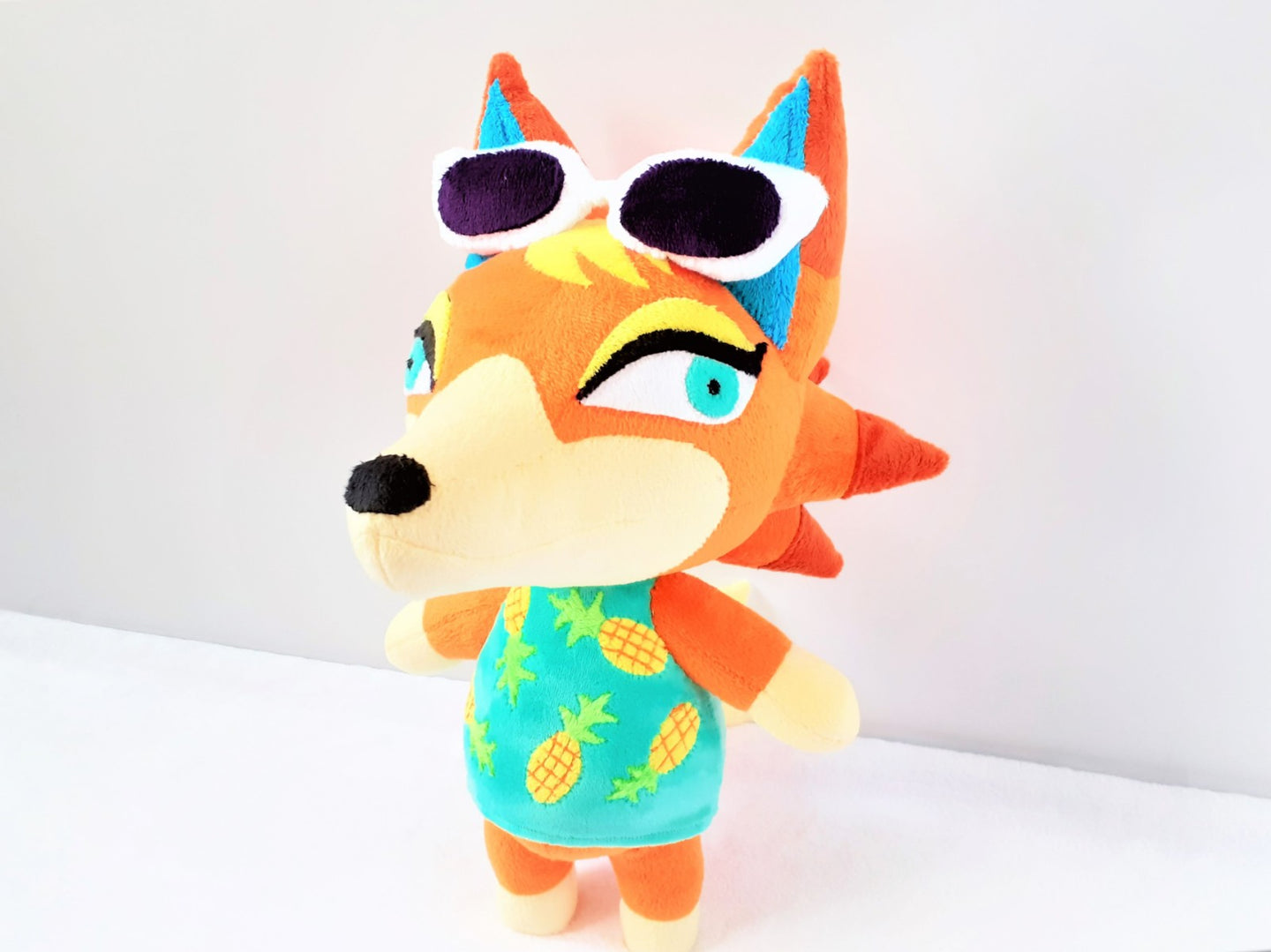 Custom Audie the wolf plush