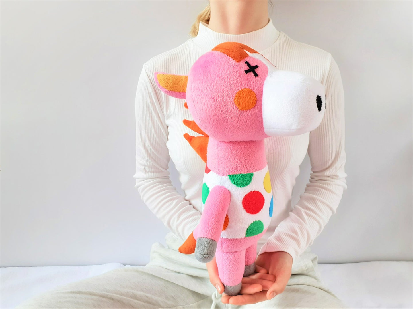 Handmade custom Peaches the horse plush