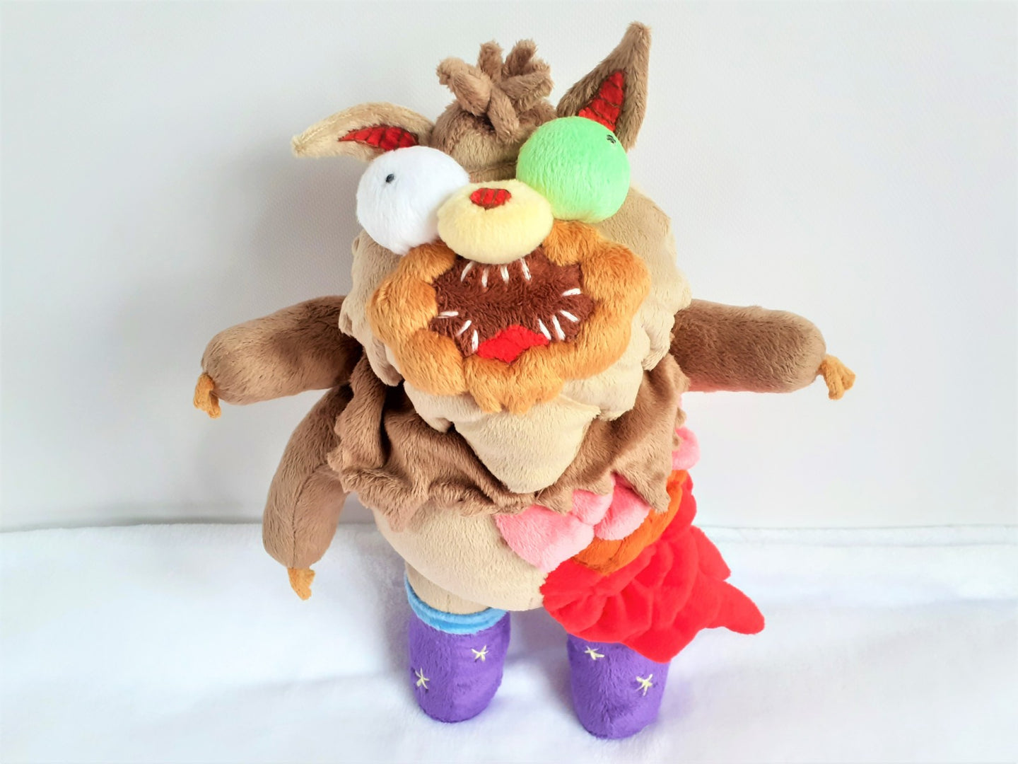 Handmade custom Small Mutant Fun Bucket plush