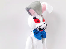 Load image into Gallery viewer, Handmade custom Vanny the bunny toy plush
