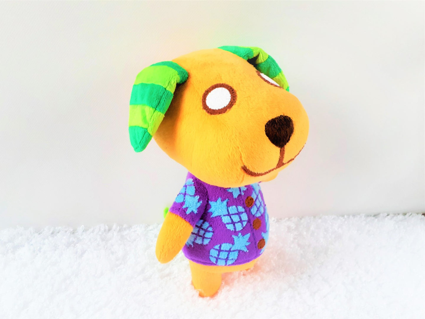 Handmade custom Biskit the dog plush