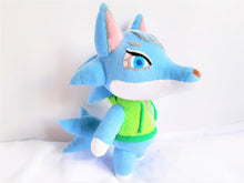 Load image into Gallery viewer, Handmade custom Whitney the wolf plush home decor
