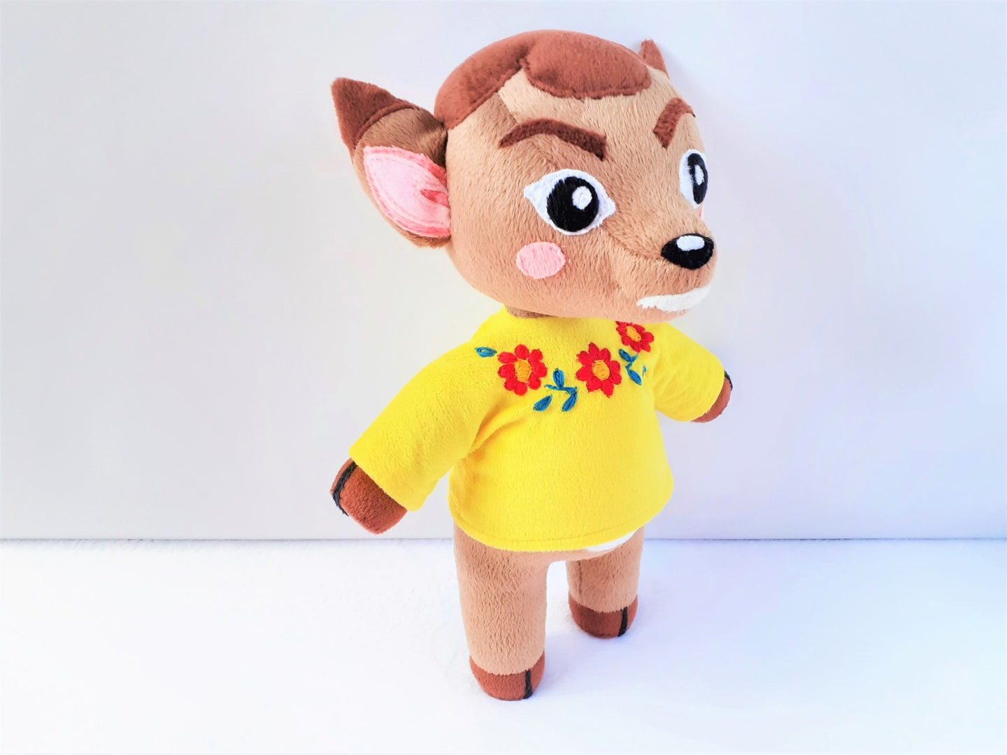 Handmade custom Deirdre the deer plush