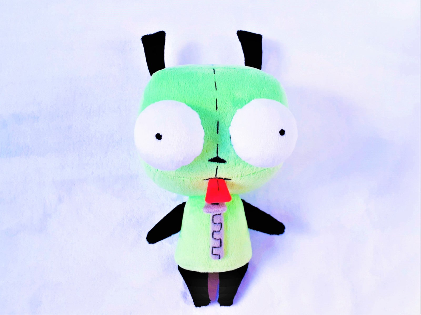 Invader outlet Zim Plush Backpack Gir *ERROR* TWO TONGUES