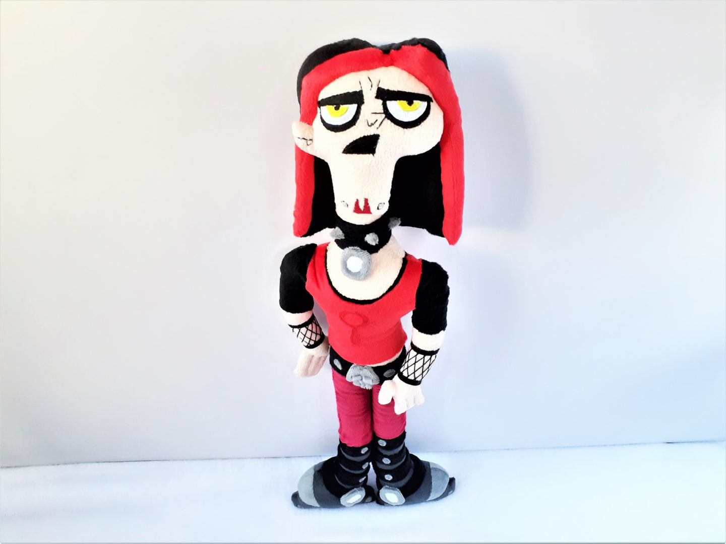 Handmade custom Ennui plush doll and other characters