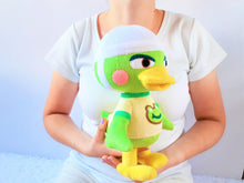 Load image into Gallery viewer, Handmade custom Scoot the duck plush
