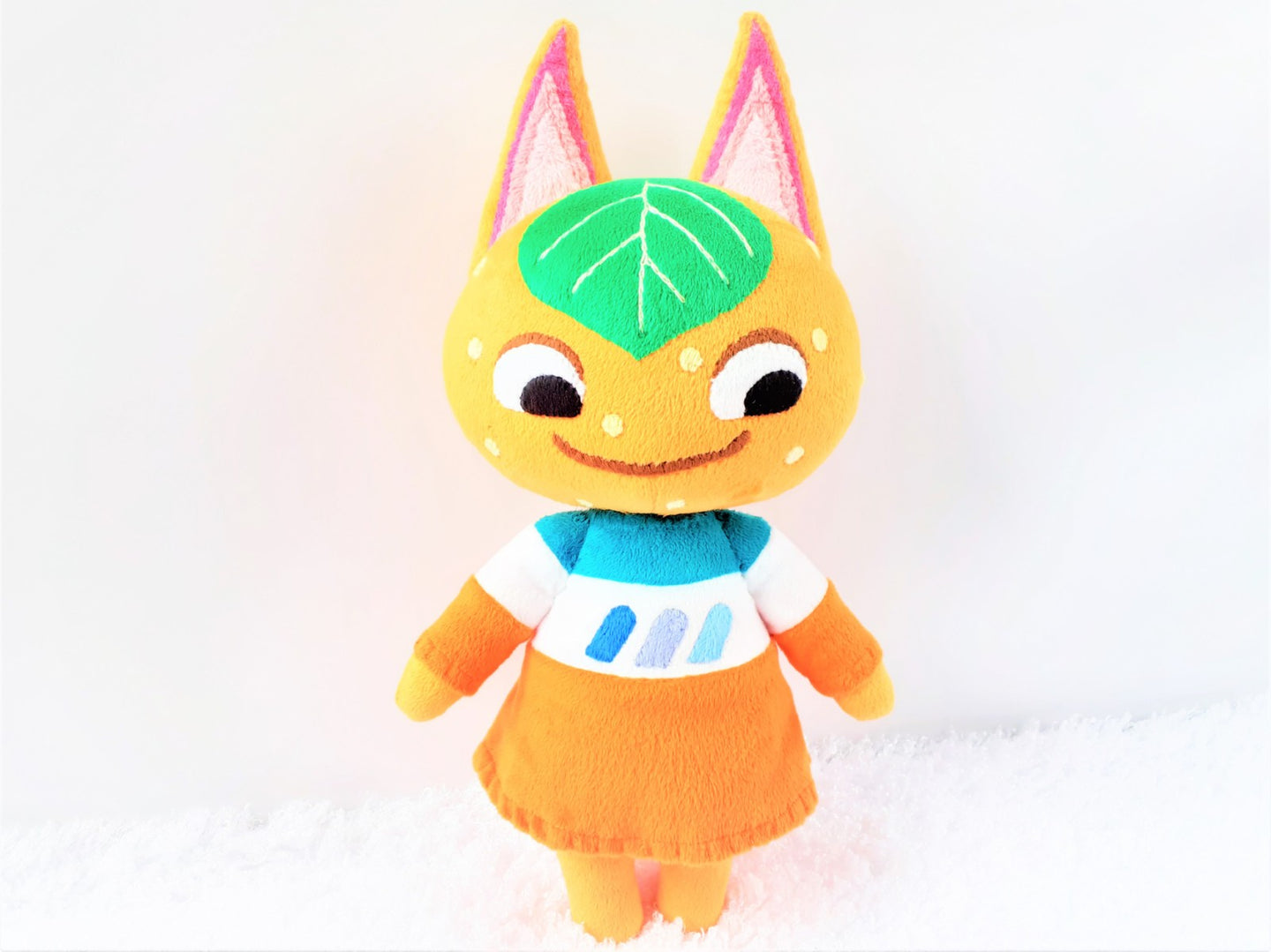 Handmade custom Tangy the cat plush