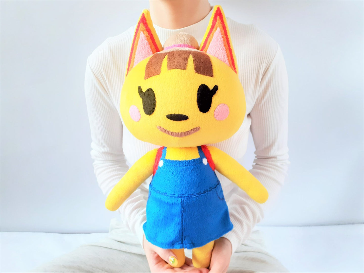 Handmade custom Katie the cat toy plush