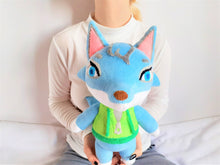 Load image into Gallery viewer, Handmade custom Whitney the wolf plush home decor
