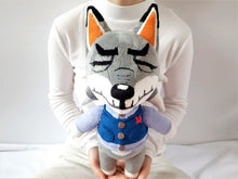 Load image into Gallery viewer, Handmade Dobie the wolf plush
