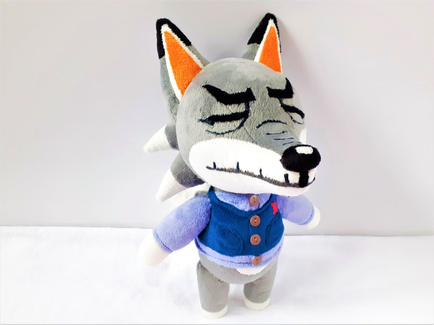 Handmade Dobie the wolf plush