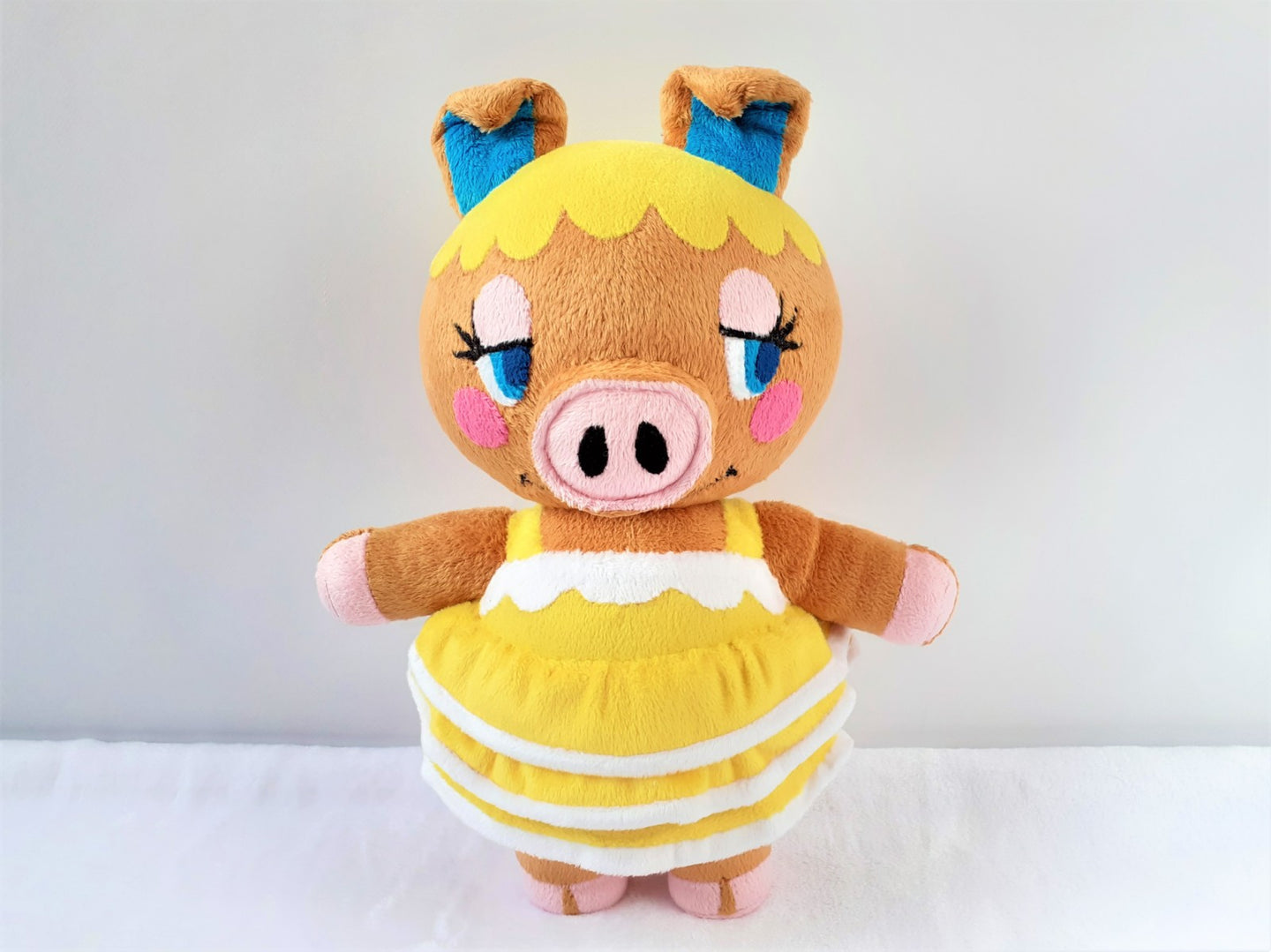 Handmade custom Pancetti the pig plush home decor