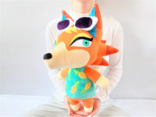 Load image into Gallery viewer, Custom Audie the wolf plush
