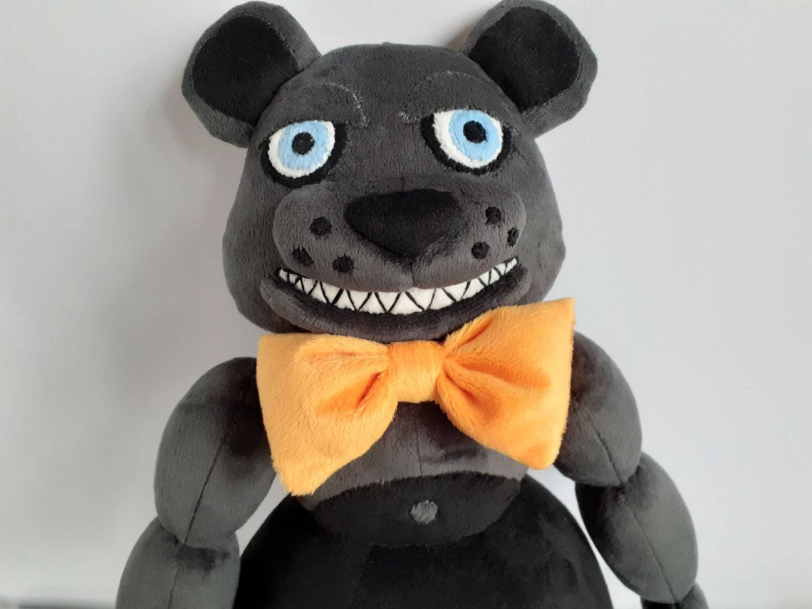 Shadow Freddy black Withered Version Handmade Fnaf Plush by 