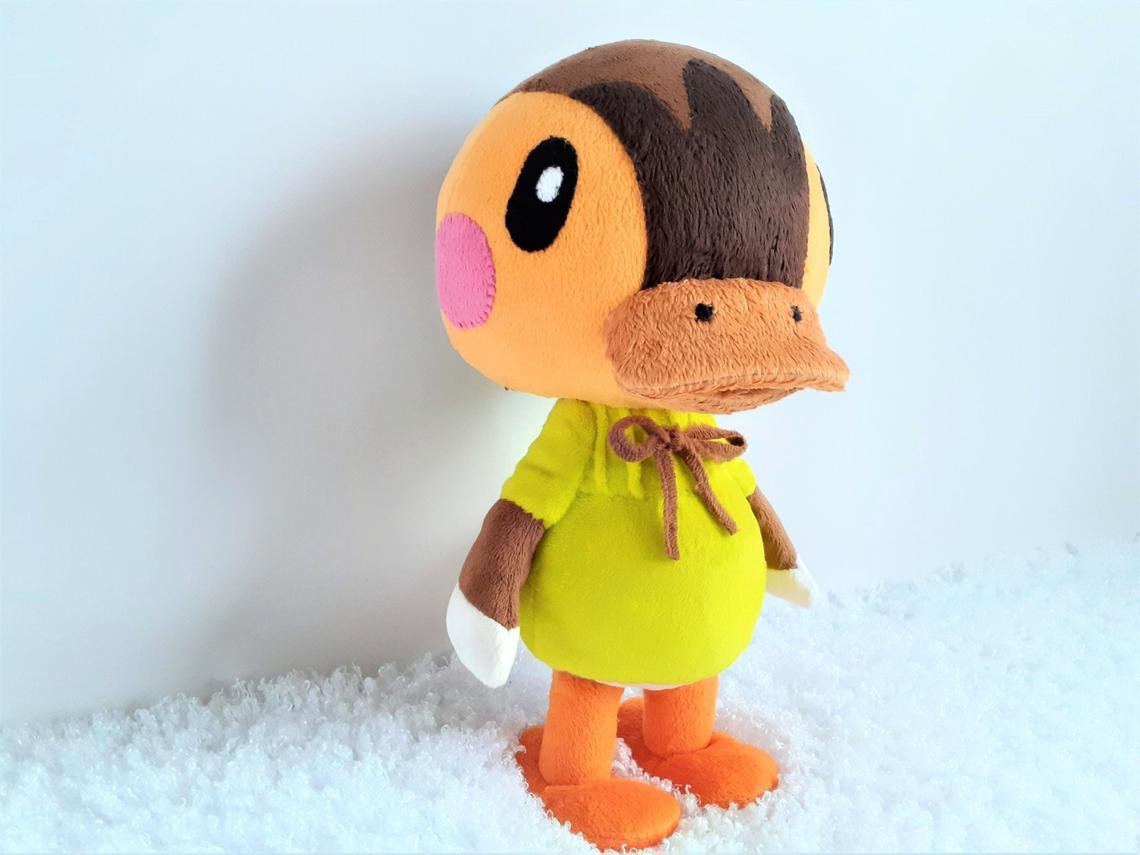 Handmade custom Molly the duck plush