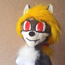 Load image into Gallery viewer, Custom plush from the picture Elodie the Jackal home decor
