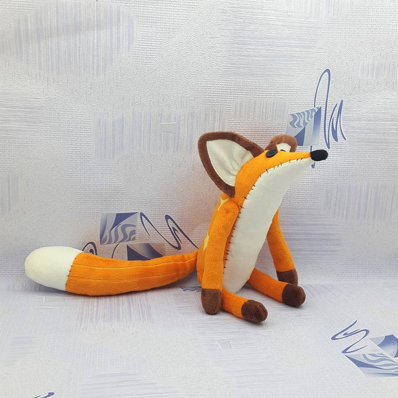 Handmade custom The little prince Mr Fox plush