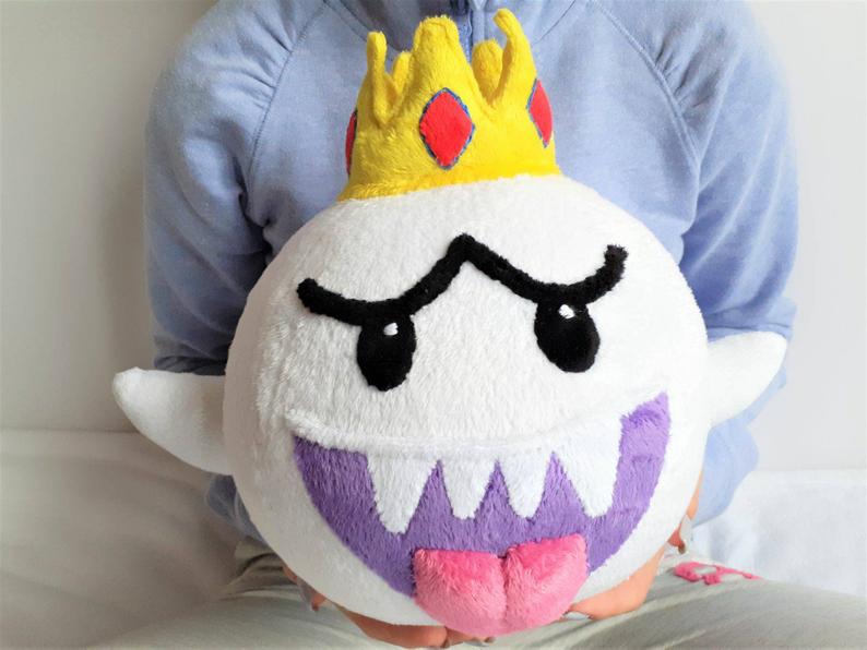 Custom King Boo plush home decor