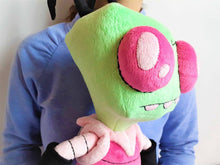 Load image into Gallery viewer, Custom Invader Zim plush and others
