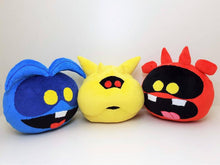 Load image into Gallery viewer, Handmade custom Set of 3 funny Viruses plushies
