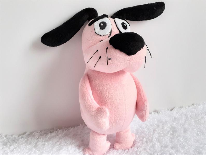 Custom Courage the dog plush – AnnushkaToys Custom plush