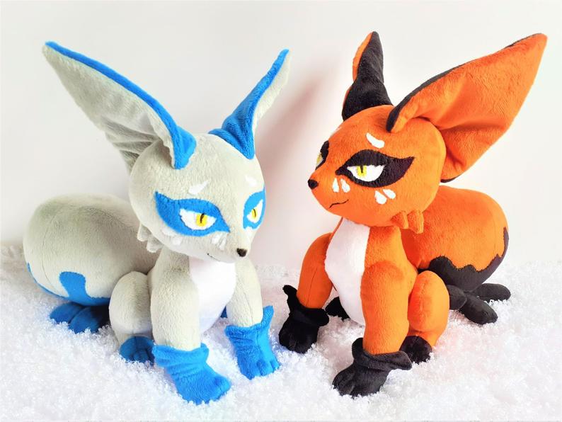Handmade Pokemon Plush Handmade Custom Pokemon Plush Lycanroc Midday