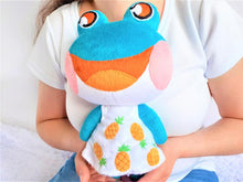 Load image into Gallery viewer, Custom Lily the frog plush
