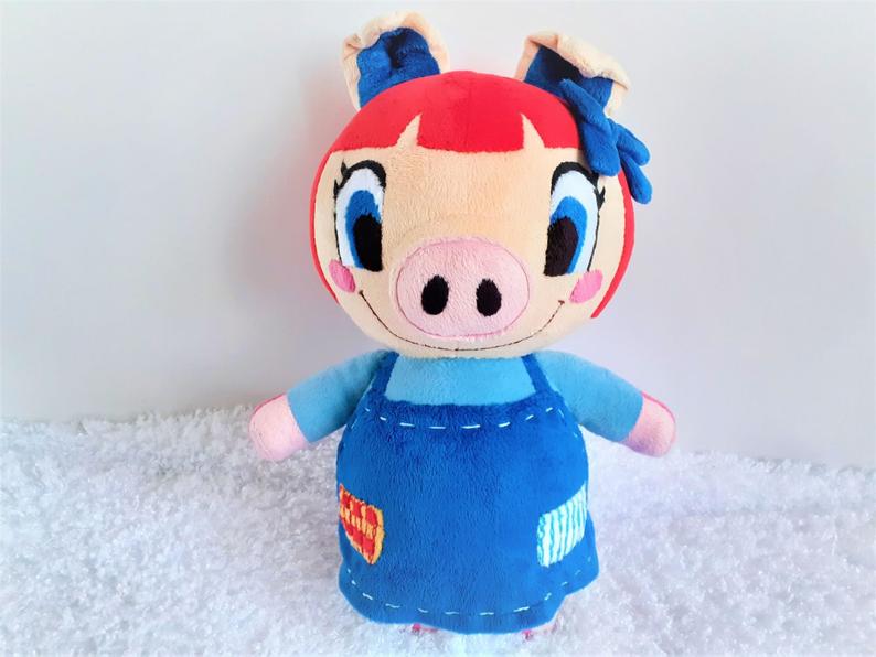 Custom Peggy the pig plush