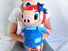 Load image into Gallery viewer, Custom Peggy the pig plush
